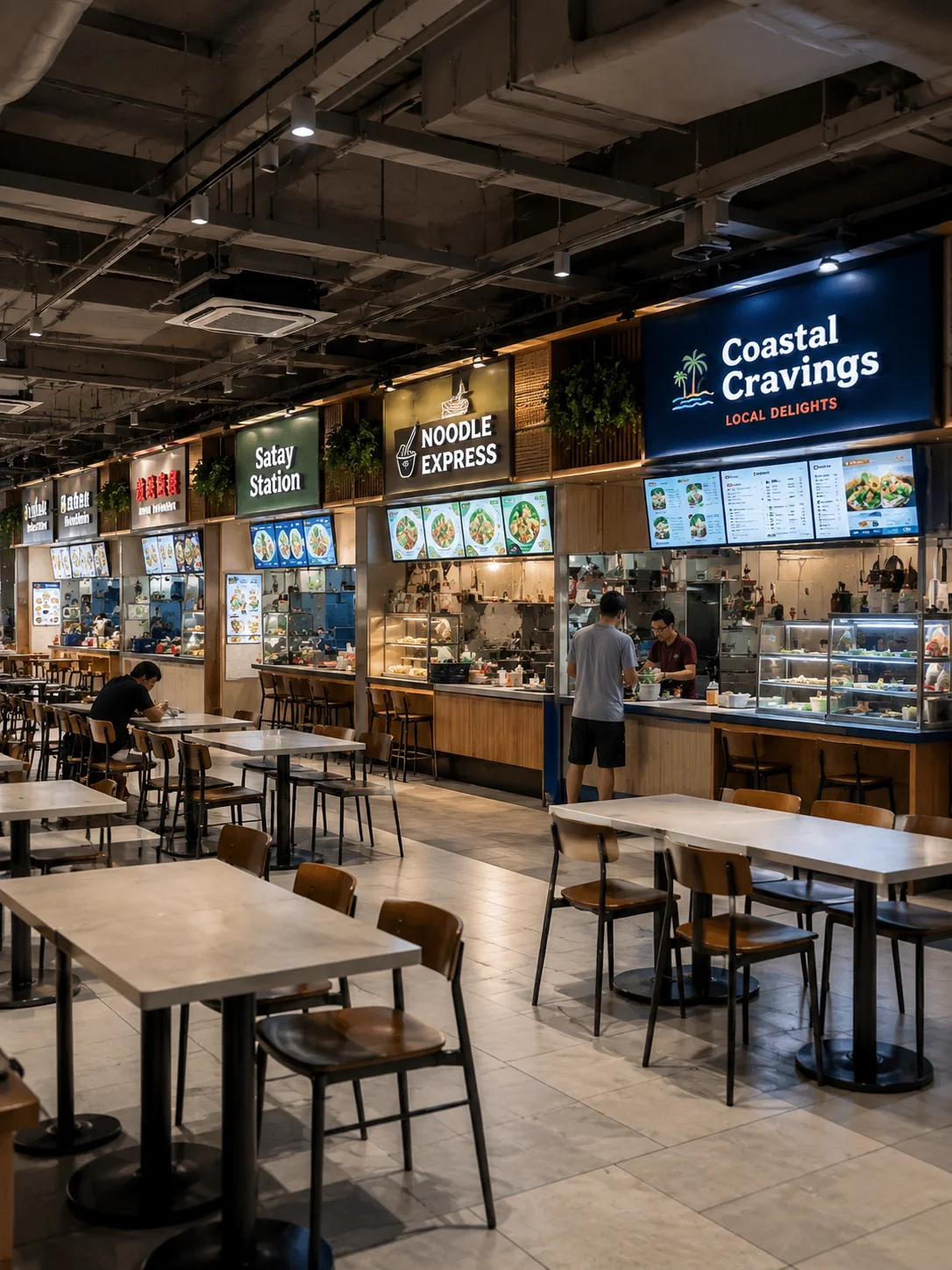 Food Courts & Chains