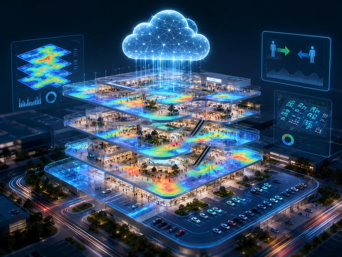 Mall heatmap visualization